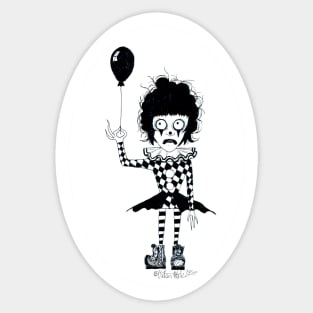 Goth Clown Sticker